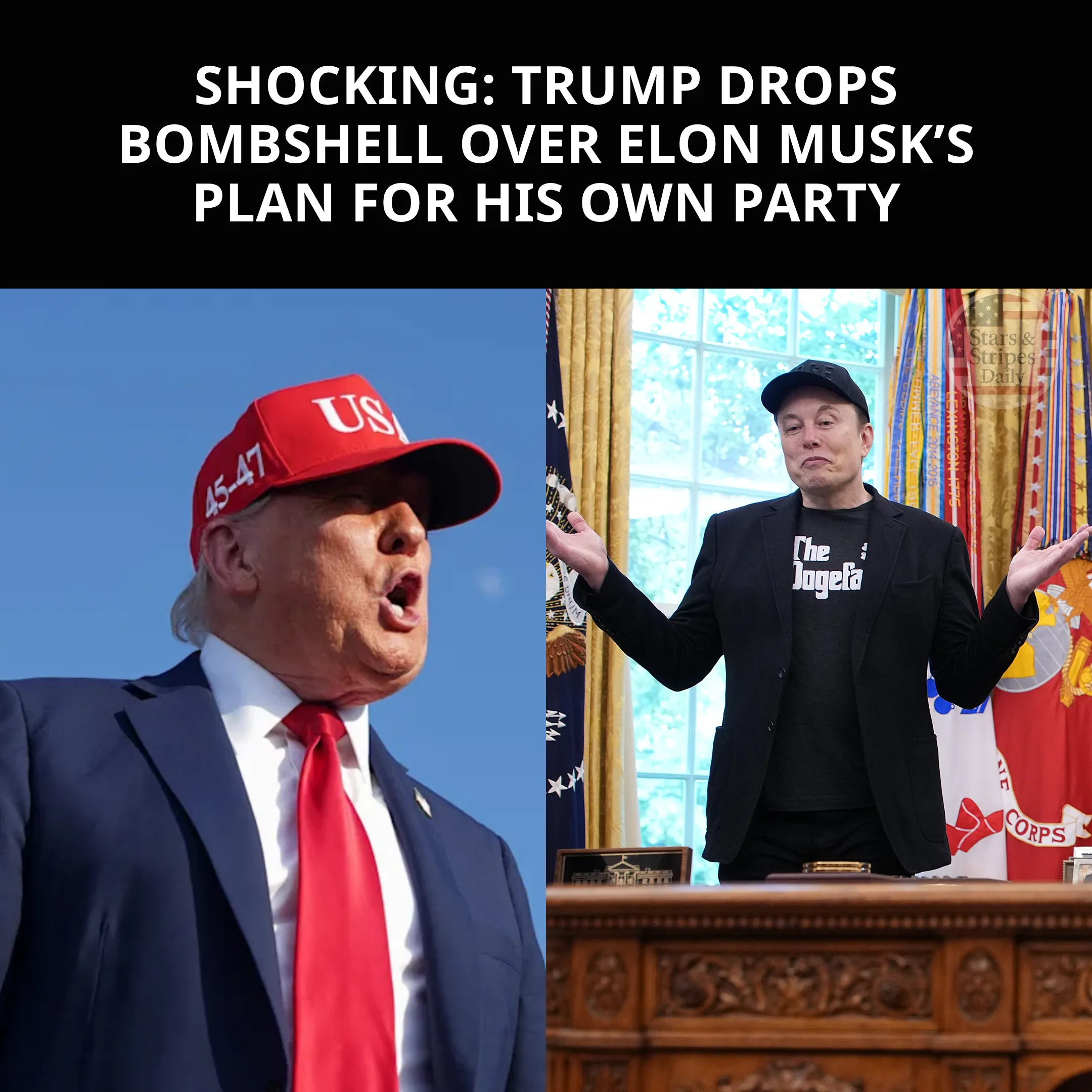 Trump drops bombshell over Elon Musk’s plan to launch his own political party