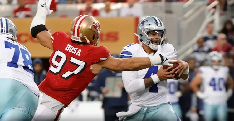Nick Bosa trolled the Cowboys in the best way possible on July 4