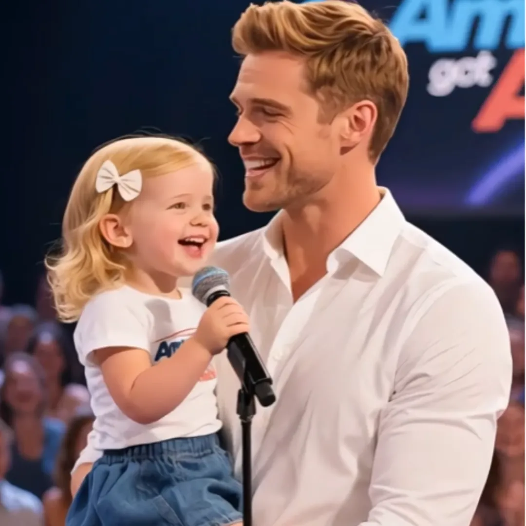 A 4-Year-Old Girl Fulfills Her Late Mother’s Last Wish on AGT in Her Father’s Arms