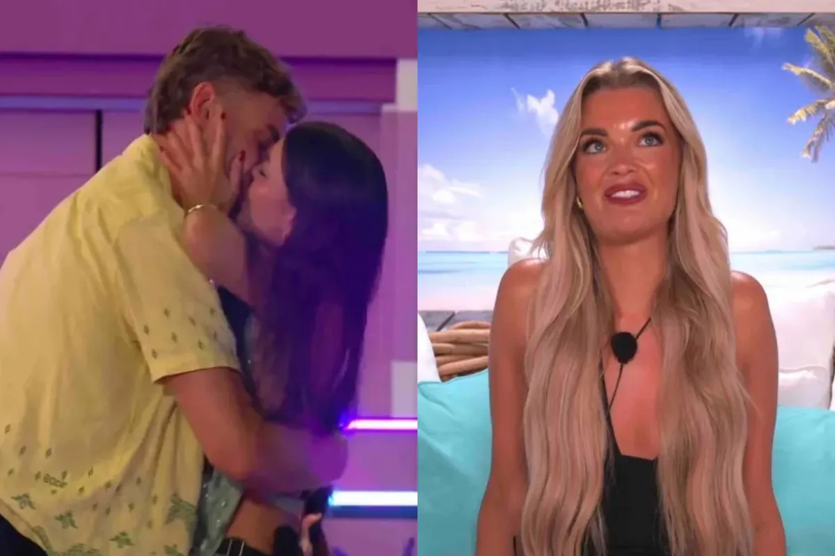 Watch the moment Harry snogs ex-girlfriend Emma in saucy game leaving Helena furious... ngocc