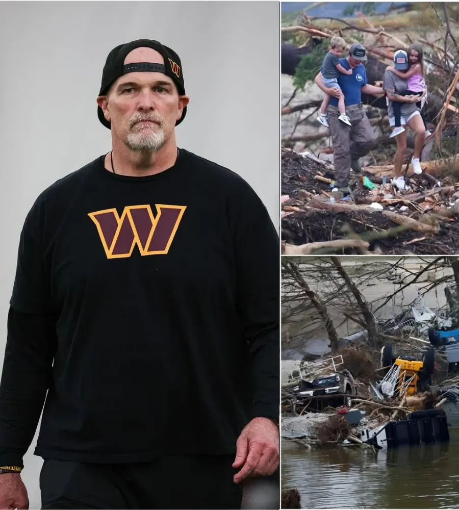 Dan Quinn’s Quiet Heroism Becomes the NFL’s Loudest Statement Amid Texas Flood Tragedy