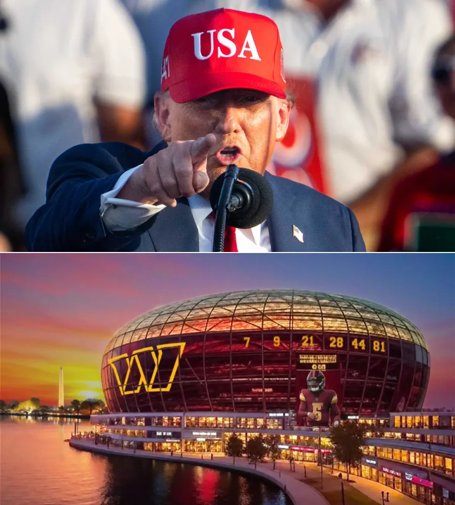 TRUMP TEES OFF ON RFK DEAL: ‘Federal Power Could Rescue Commanders’ Stadium Plan