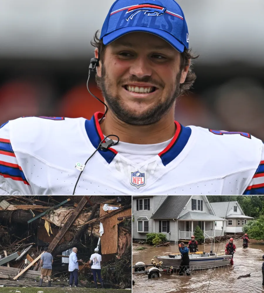 Josh Allen Donates $5 Million and Personally Joins Texas Flood Rescue Efforts