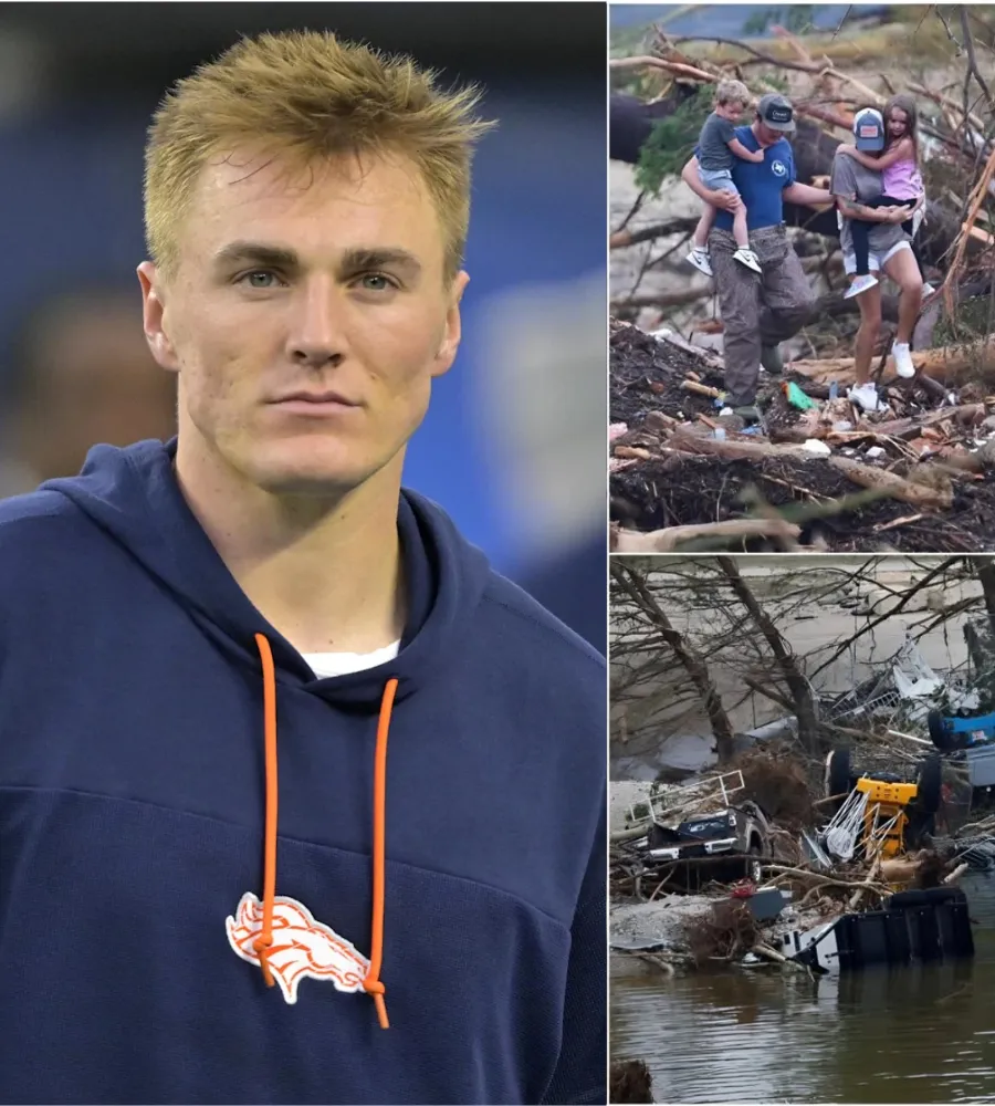 Bo Nix Donates $5 Million and Personally Joins Texas Flood Rescue Efforts