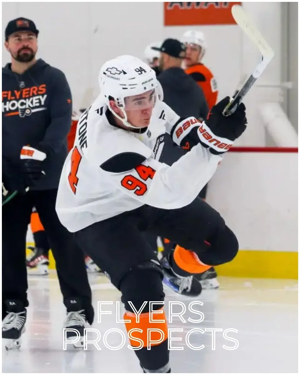 Patrick Sharp raves about Flyers prospects Porter Martone, Jack Nesbitt