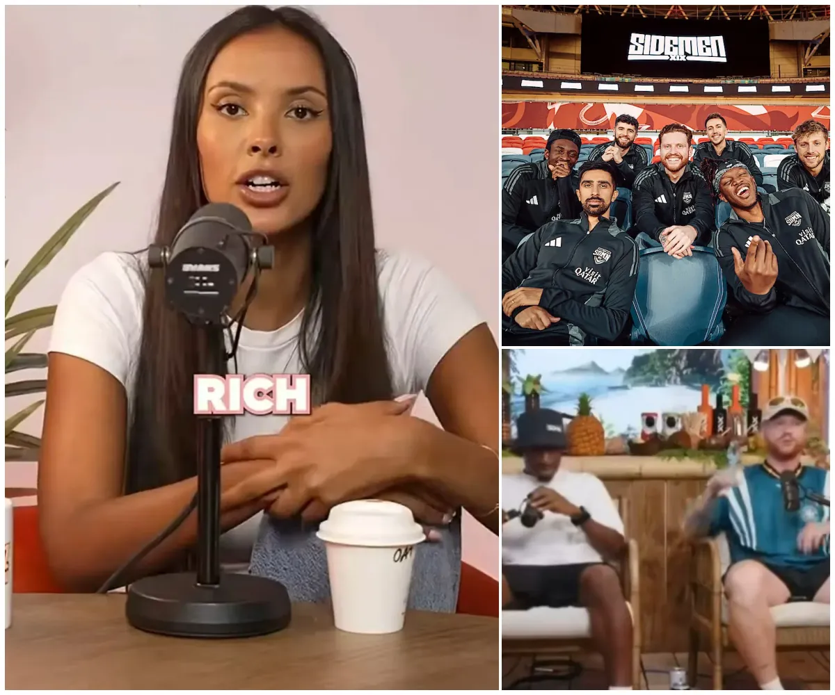 “Mind how you’re talking though, Ethan” – Maya Jama ignites explosive feud with KSI and the Sidemen after calling them ‘private school kids’ and saying they’re ‘not her kind of people’, sparking furious backlash and podcast war of words - suong