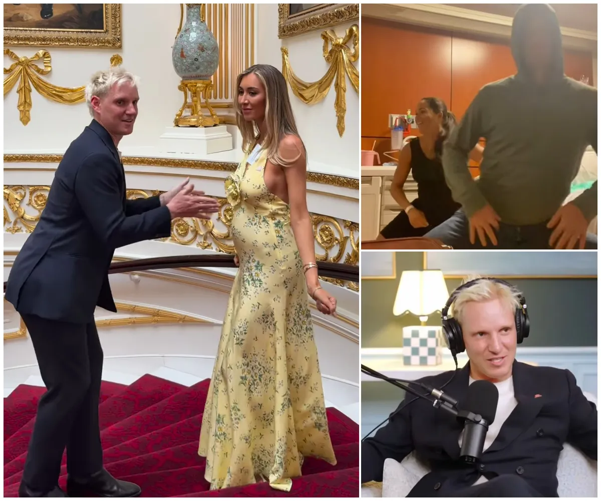 Jamie Laing and Sophie Habboo reveal the awkward protocol blunder behind King Charles' unexpected chuckle at Buckingham Palace after viral dance moment sparked comparisons to Harry and Meghan’s ‘Baby Mama’ clip - suong