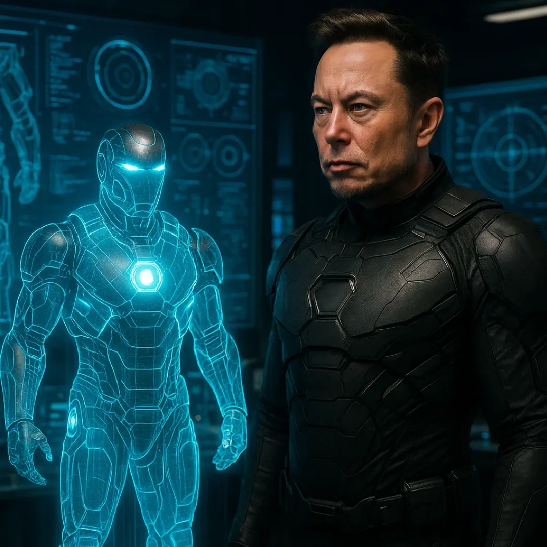 Musk Developing Iron Man Project with Space Armor to Control Global War Musk Developing Iron Man Project with Space Armor to Control Global War