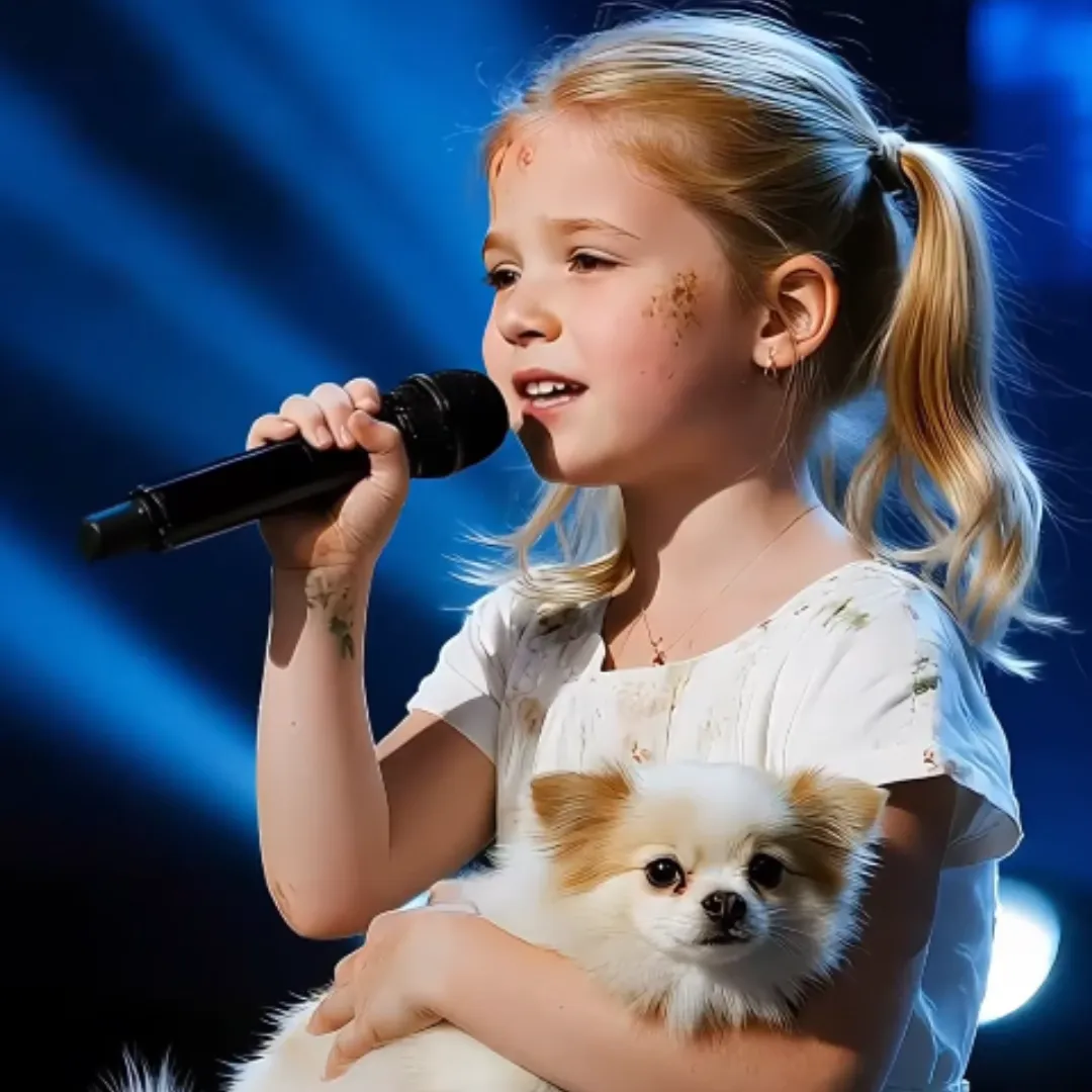 7-Year-Old Girl Brings Only Companion—Her Dog—to AGT, Singing Final Song Shared With Late Mother