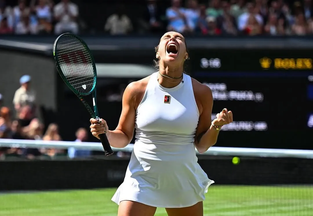 Aryna Sabalenka has just matched a Serena Williams record by beating Laura Siegemund to reach Wimbledon semi-finals
