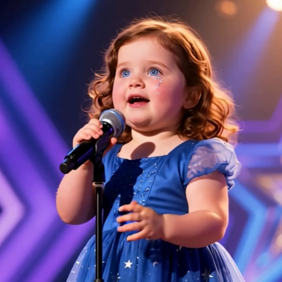 Four Year Old Emily Stood Under the Spotlight and Sang Her Heart to Heaven