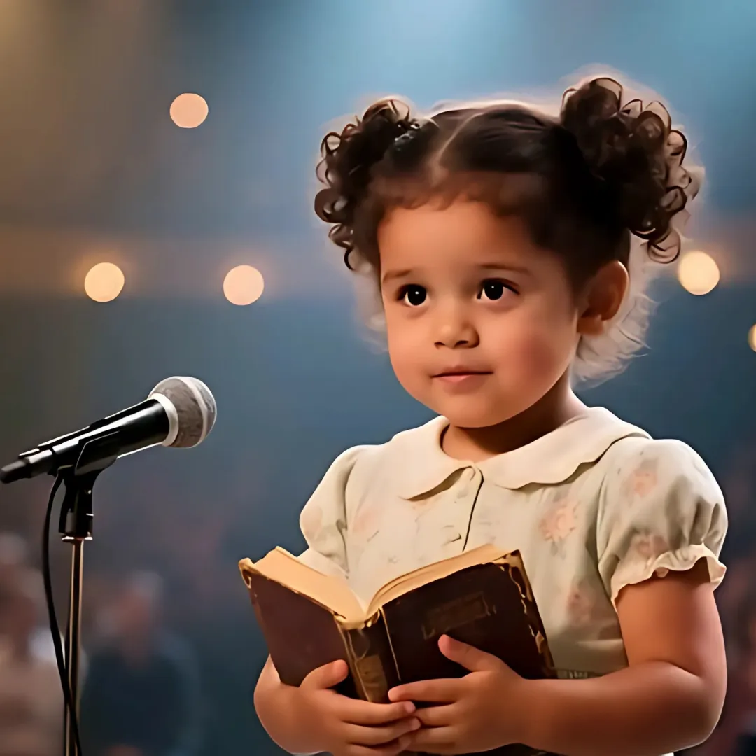 A Tiny Five Year Old Girl Stood With a Bible and Melts the World With Her Song