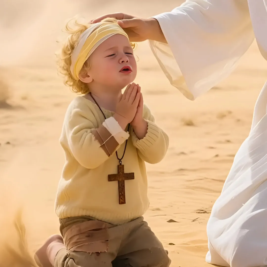 In the Desert a Child Prayed and Found Heaven in a Single Touch