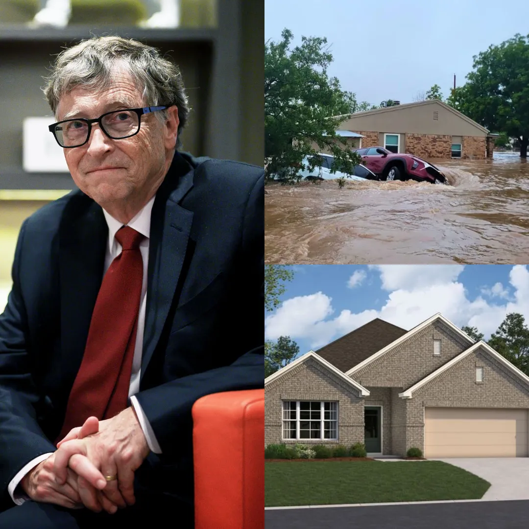 Bill Gates Shocks the Nation With 200 Million Dollar Donation to Rebuild Homes After Texas Flood Tragedy