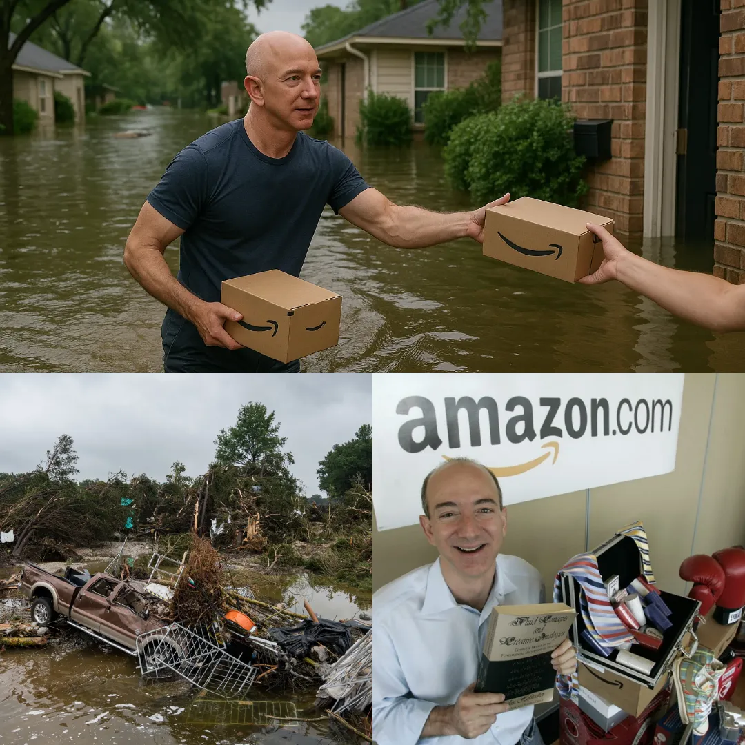 Jeff Bezos’ 100,000 Inspirational Books for Texas Flood Victims Spark Backlash