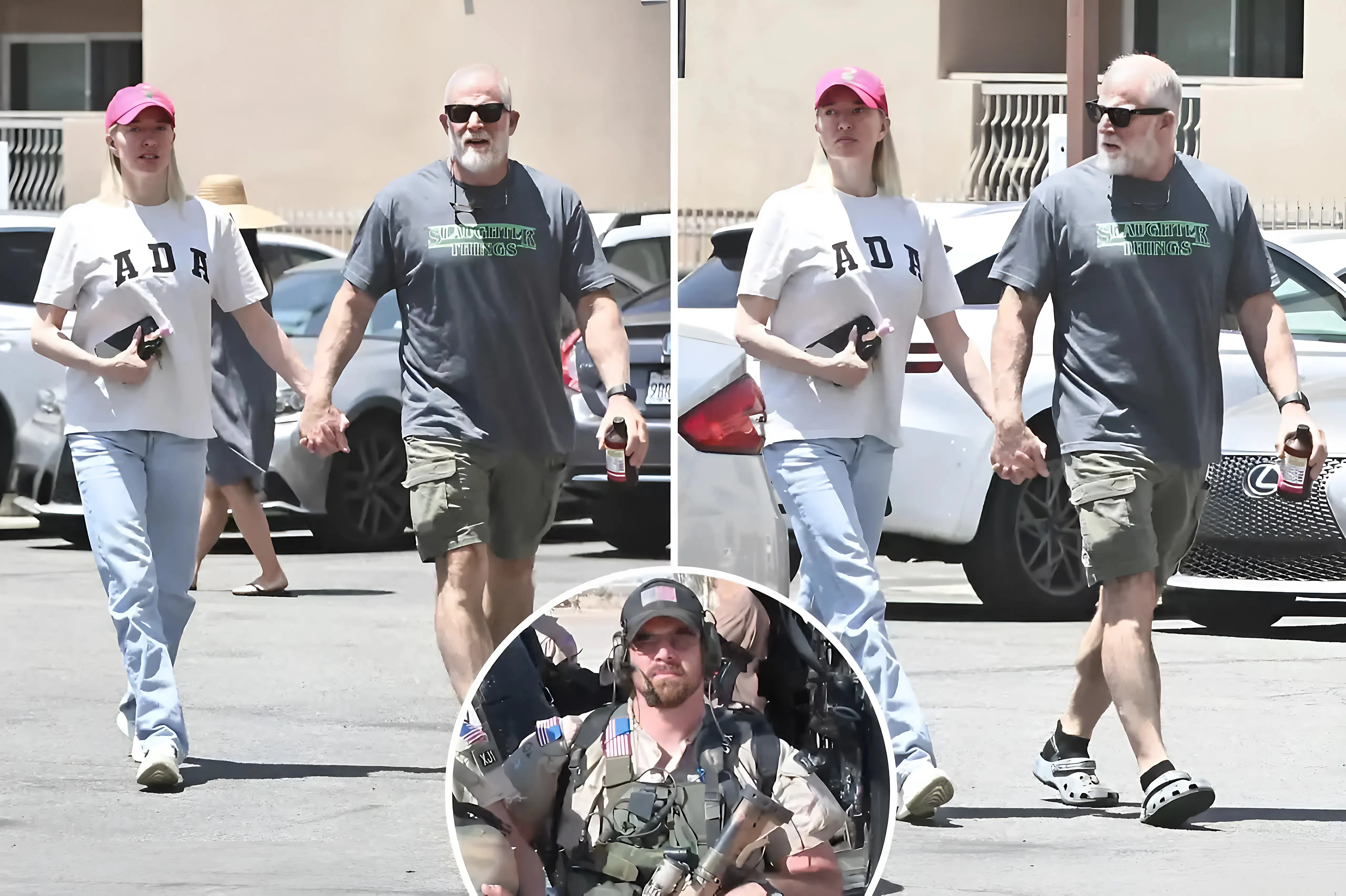 ERIKA'S NEW MAN RHOBH star Erika Jayne holds hands with ex-Army Special Ops boyfriend nicknamed ‘Shrek’ on LA date
