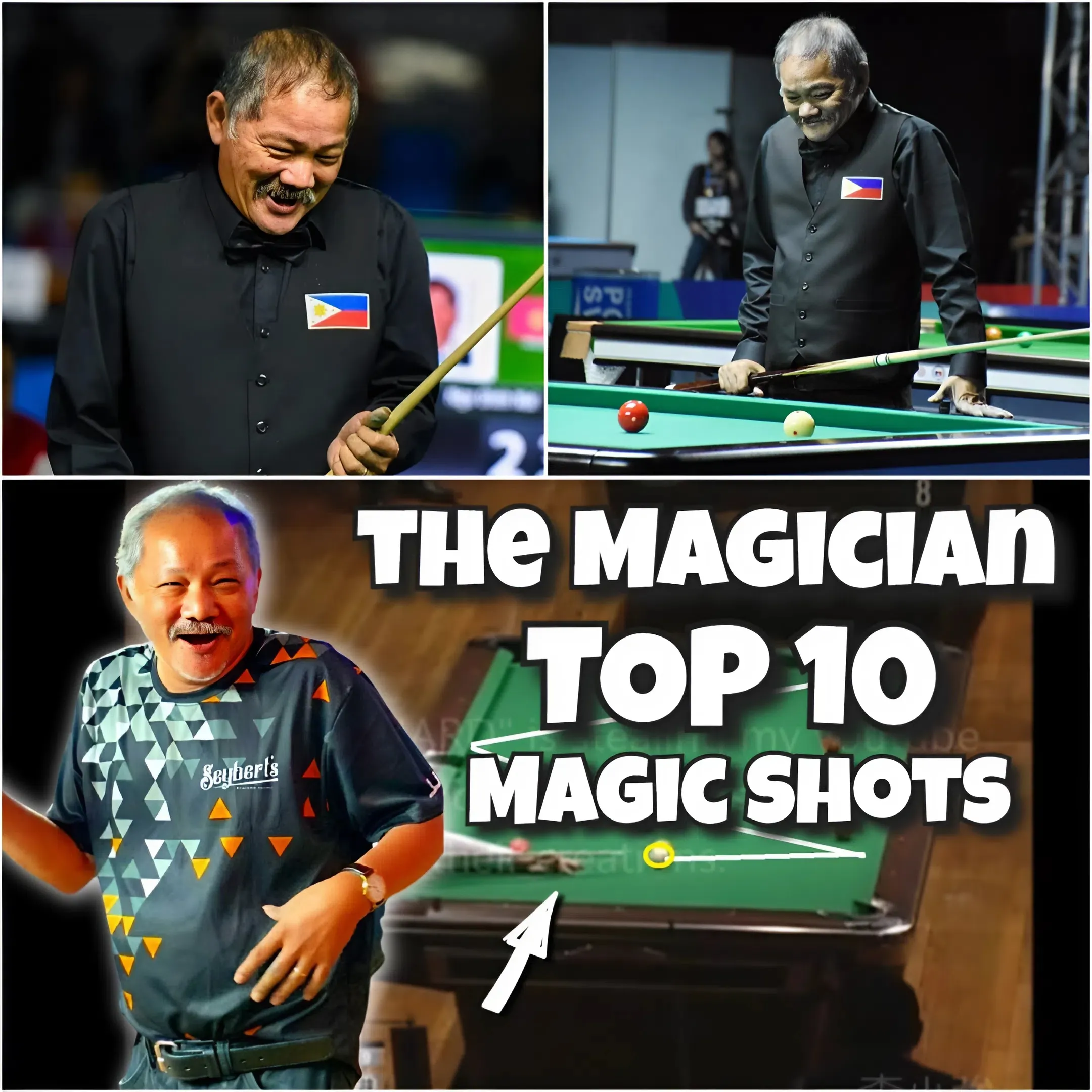 🔥 You Won't Believe Your Eyes! TOP 10 Amazing Moves By Legendary EFREN REYES! 🔥 You Won't Believe Your Eyes! TOP 10 Amazing Moves By Legendary EFREN REYES!