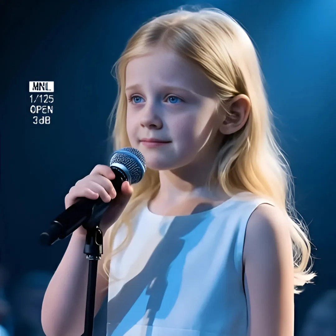 Her Voice Shock the Room as She Sang for the Father Who Gave Everything