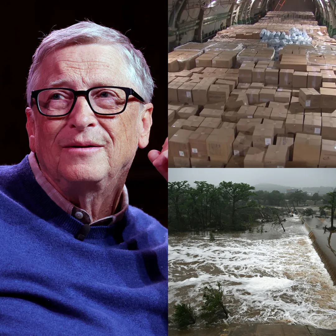 Bill Gates Leads Unprecedented Private Relief Effort, Delivering Critical Supplies to Texas Flood Victims in Record Time