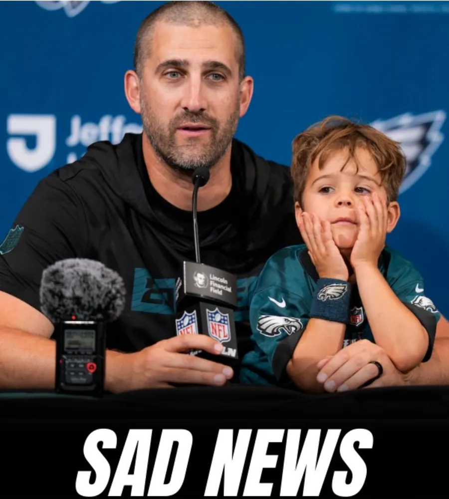 Philadelphia Eagles Fans Shed Tears as Nick Sirianni Announces His Son’s Health Condition – Fans Pray for Nick Sirianni to Overcome This Difficult Time