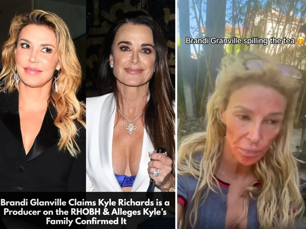 Brandi Glanville Claims Kyle Richards is a Producer on the RHOBH and Alleges Kyle’s Family Confirmed It in Nearly Unrecognizable Appearance