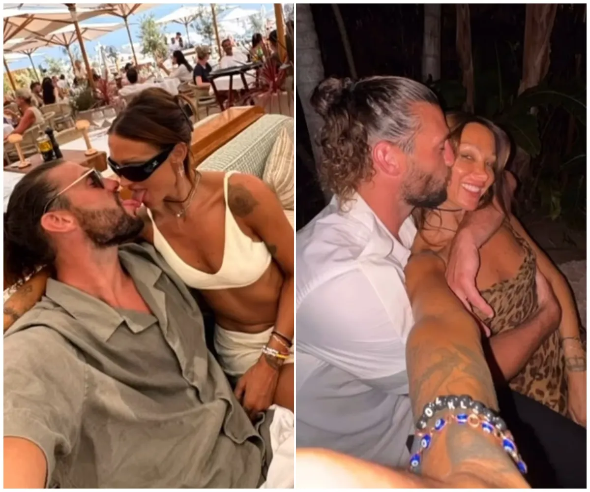 “When you know, you just know” – Andy Carroll, 36, LICKS girlfriend Lou Teasdale, 41, in brazen PDA-packed holiday montage just days after Greek police were called twice over explosive bust-ups during Mykonos getaway - suong