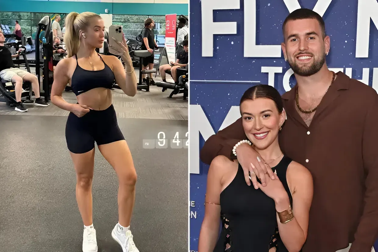 Molly Marsh shows ex Zach Noble what he’s missing with sexy gym snaps after split as he fails to address break-up