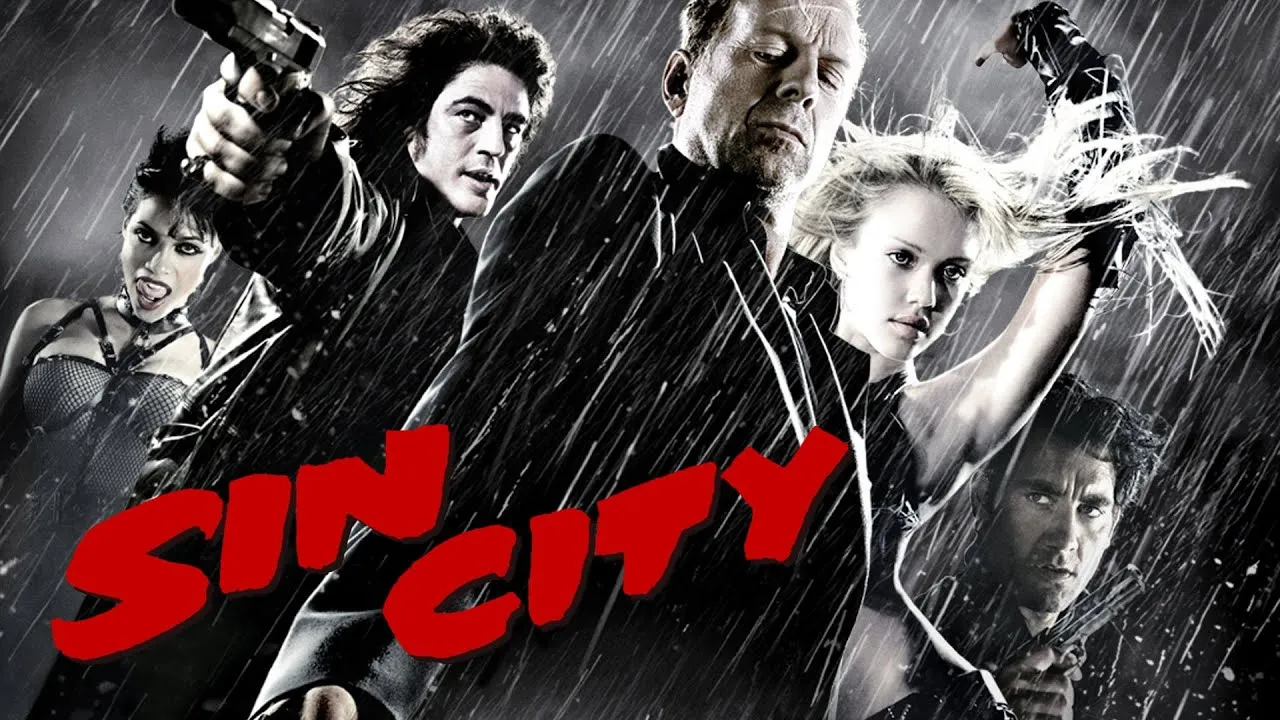 Sin City (2005) – Where Justice Bleeds in Black and White