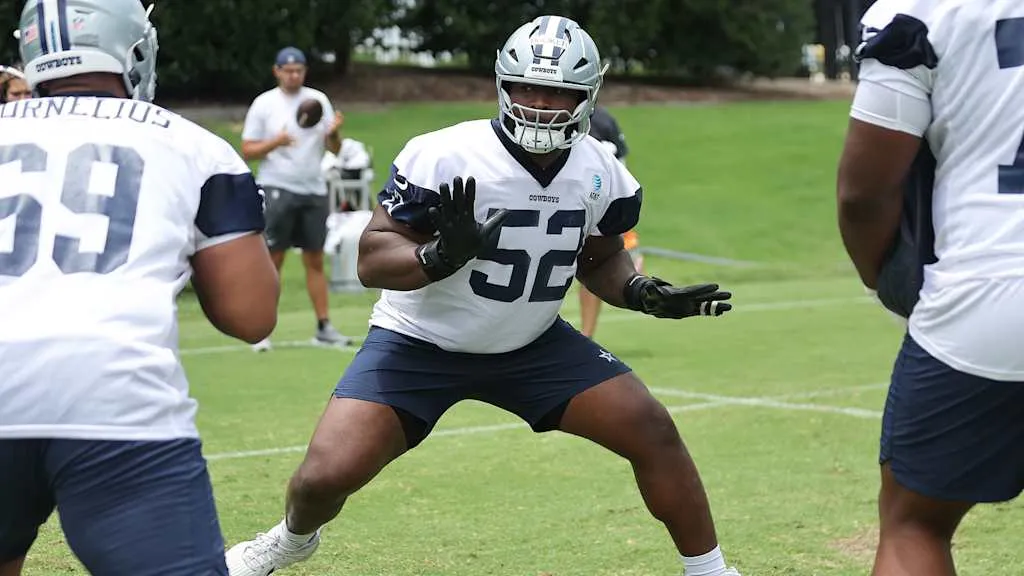 Cowboys rookie gives hilarious quote to viral clip of him pushing kid at camp
