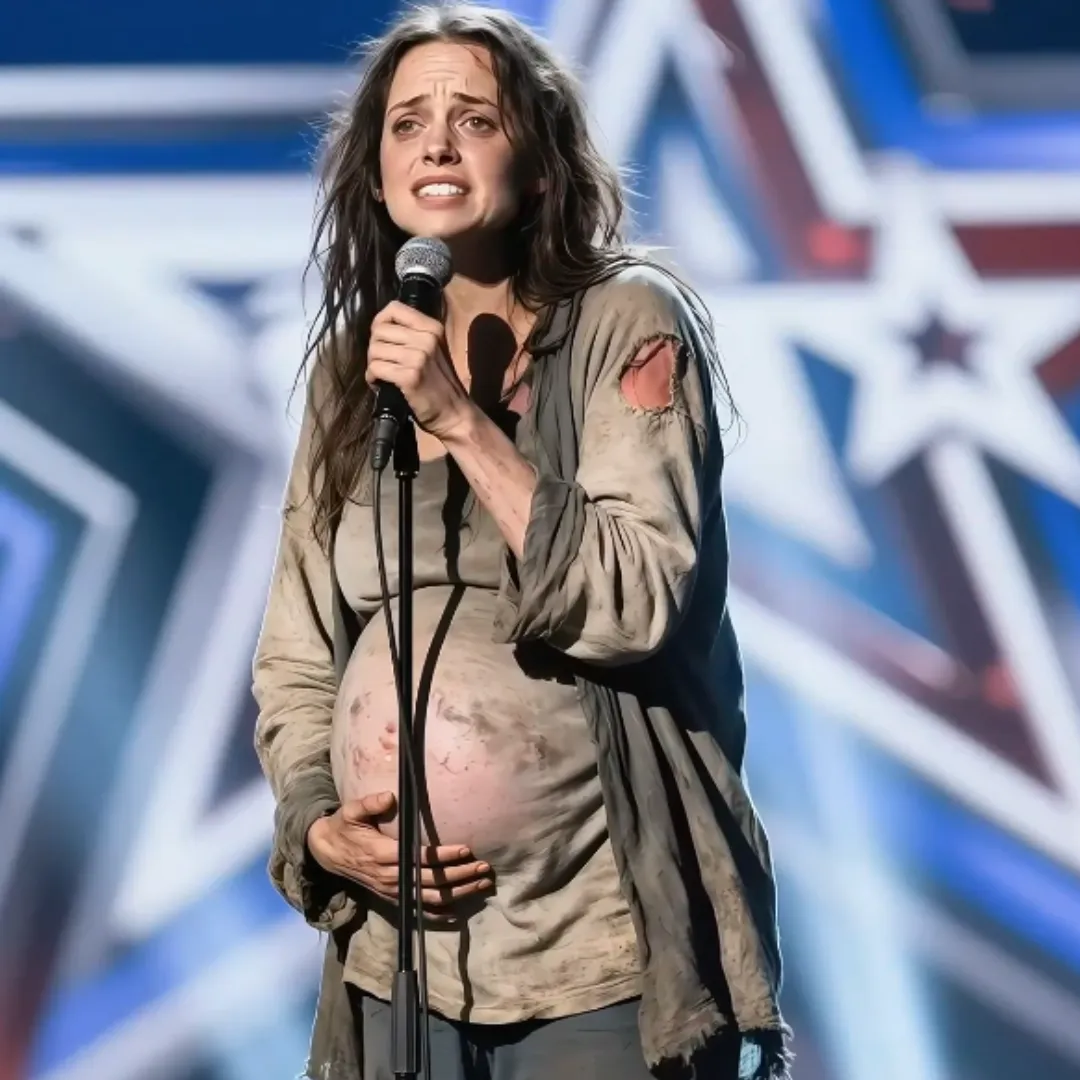 A Homeless Pregnant Woman's Powerful Performance Leaves Everyone in Tears