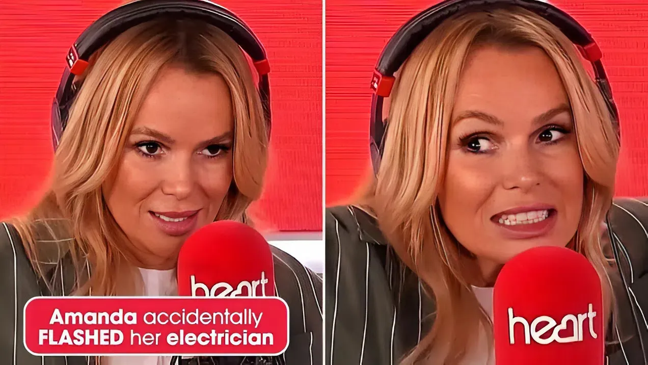 Amanda Holden horrified as she realises she's been flashing her electrician - 'I had no idea'