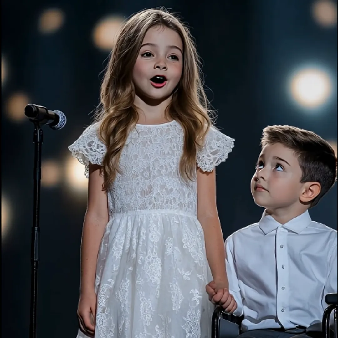 8-Year-Old Girl Performs at AGT to Inspire Her Disabled Brother with the Power of Determination