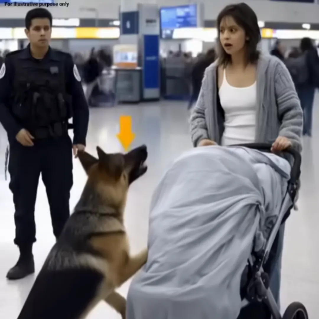 Service Dog Leaps at Baby Stroller, Uncovering the Unexpected at Airport