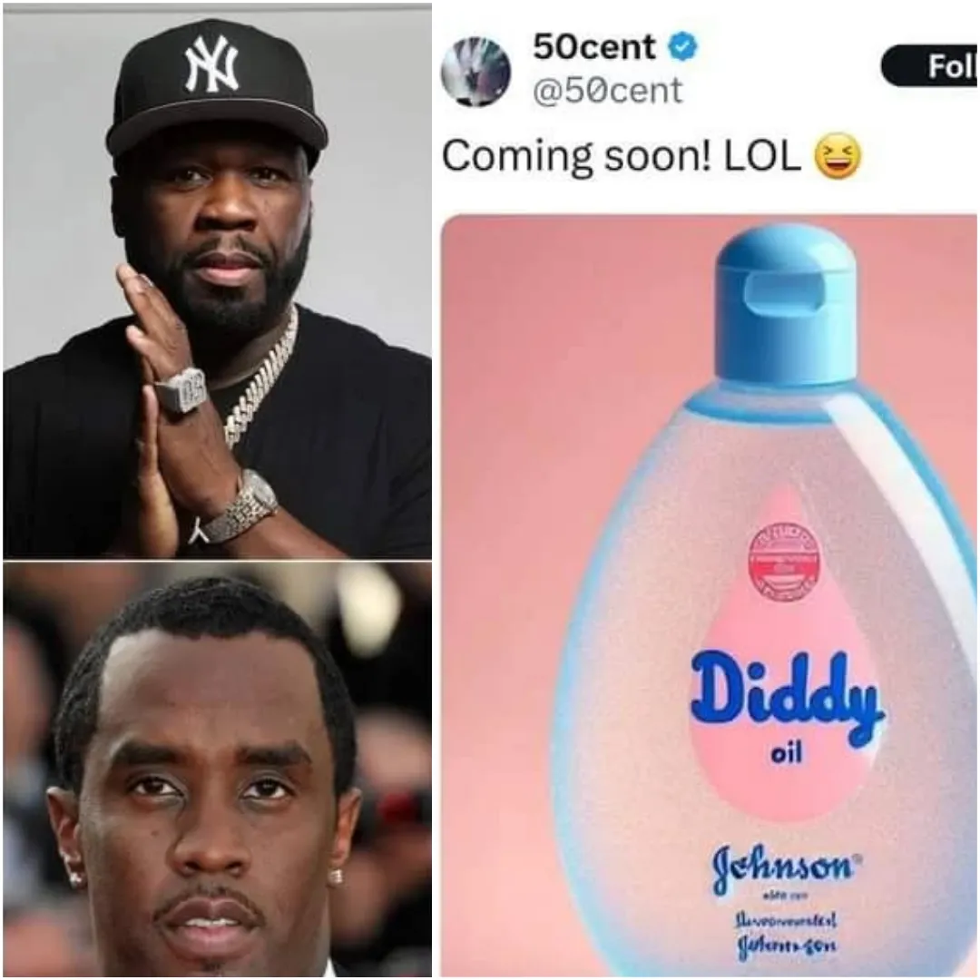 50 Cent Trolls Diddy Again—Announces New Baby Oil Brand Called “Diddy Oil”