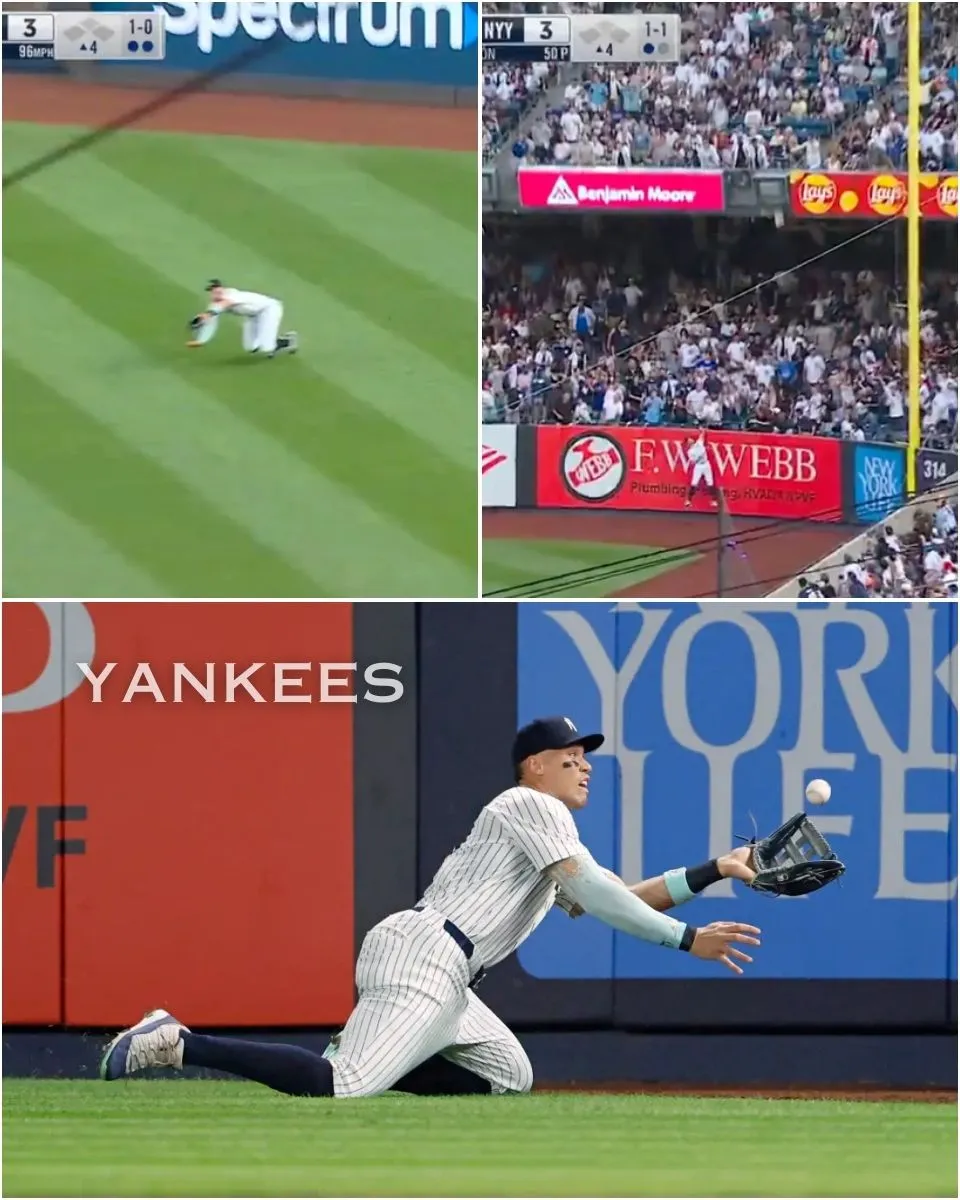 Aaron Judge’s third defensive gem in Yankees’ win left them holding their breath