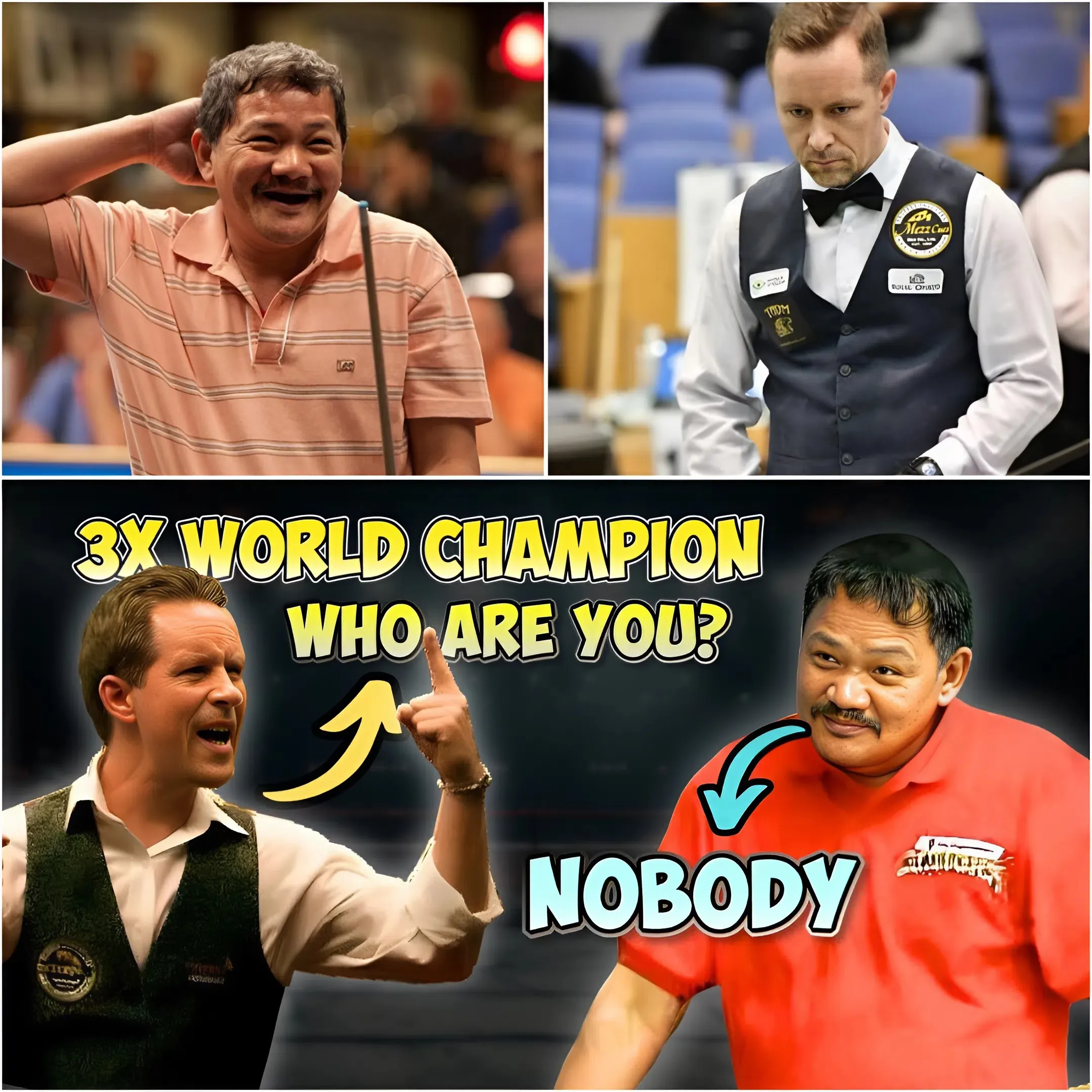 💥 CHALLENGE THE WRONG PERSON! Confident Master Falls Before The Magic Of Legendary EFREN REYES