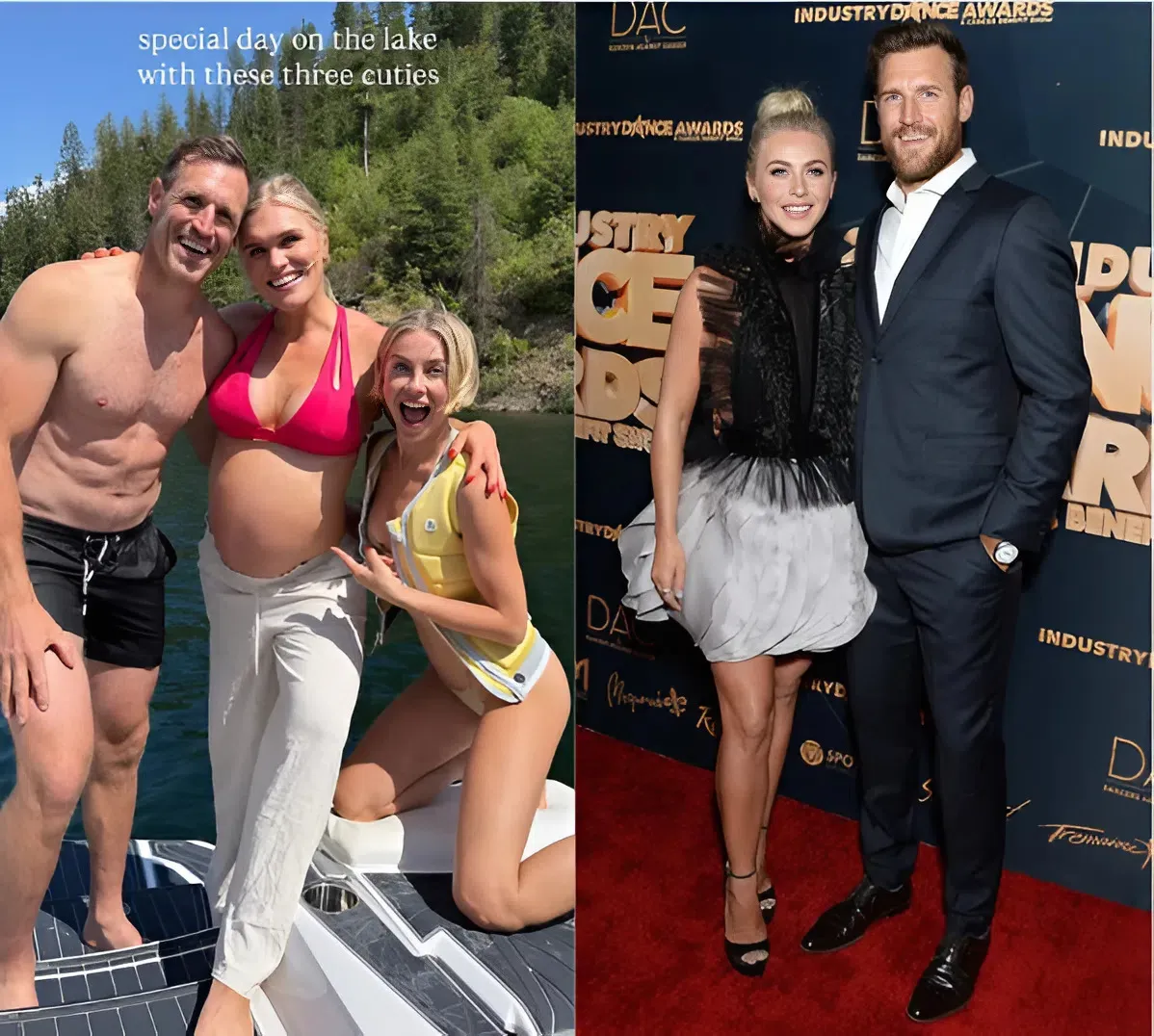Julianne Hough Has "Special" Reunion With Ex Brooks Laich and His Pregnant Fiancée Katrín