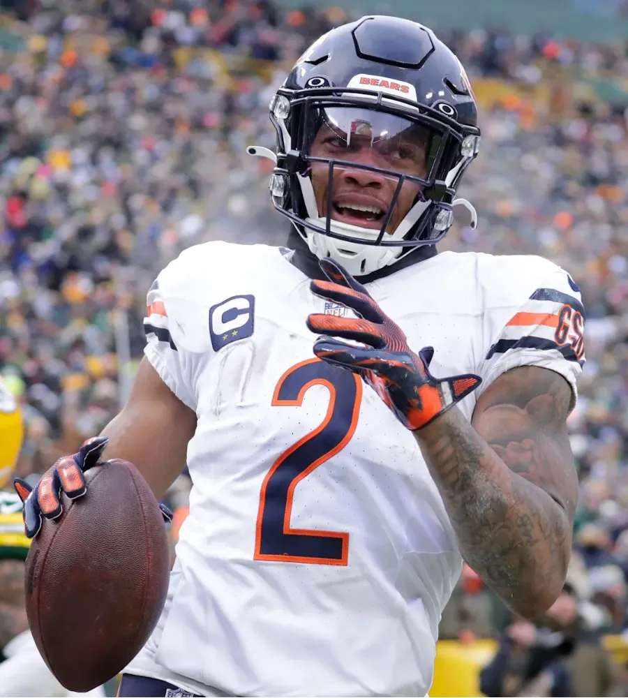 Chicago Bears receive brutal 2025 skill position ranking from ESPN