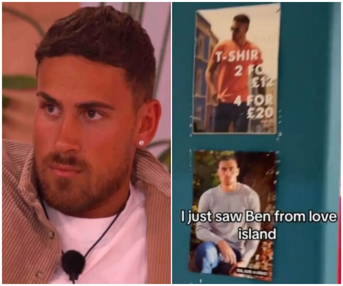 Love Island’s Ben exposed as fans uncover cringe throwback modelling pics from high street campaigns — including Blue Inc posters and £2.5k hair transplant glow-up he never mentioned in the villa - suong