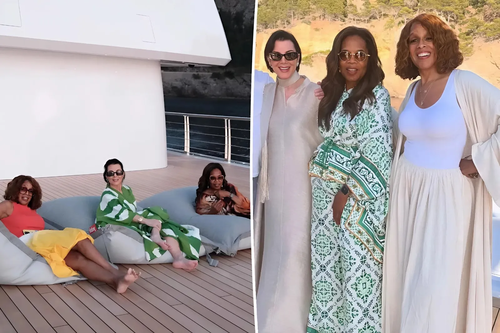Oprah Winfrey, Gayle King and Kris Jenner take luxurious vacation to Spain after attending Jeff Bezos’ $50M wedding