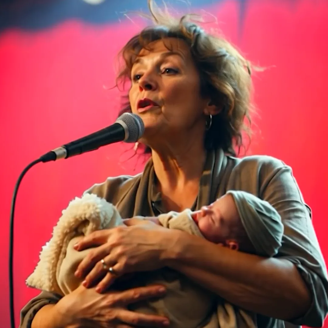 She Held a Sleeping Baby in Her Arms—Then Delivered a Performance That Felt Like a Prayer
