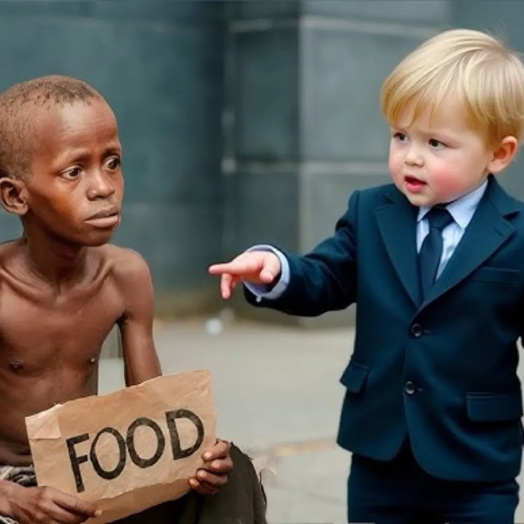 “He’s my brother!” – Said the little boy to his millionaire mother when he saw the boy on the street