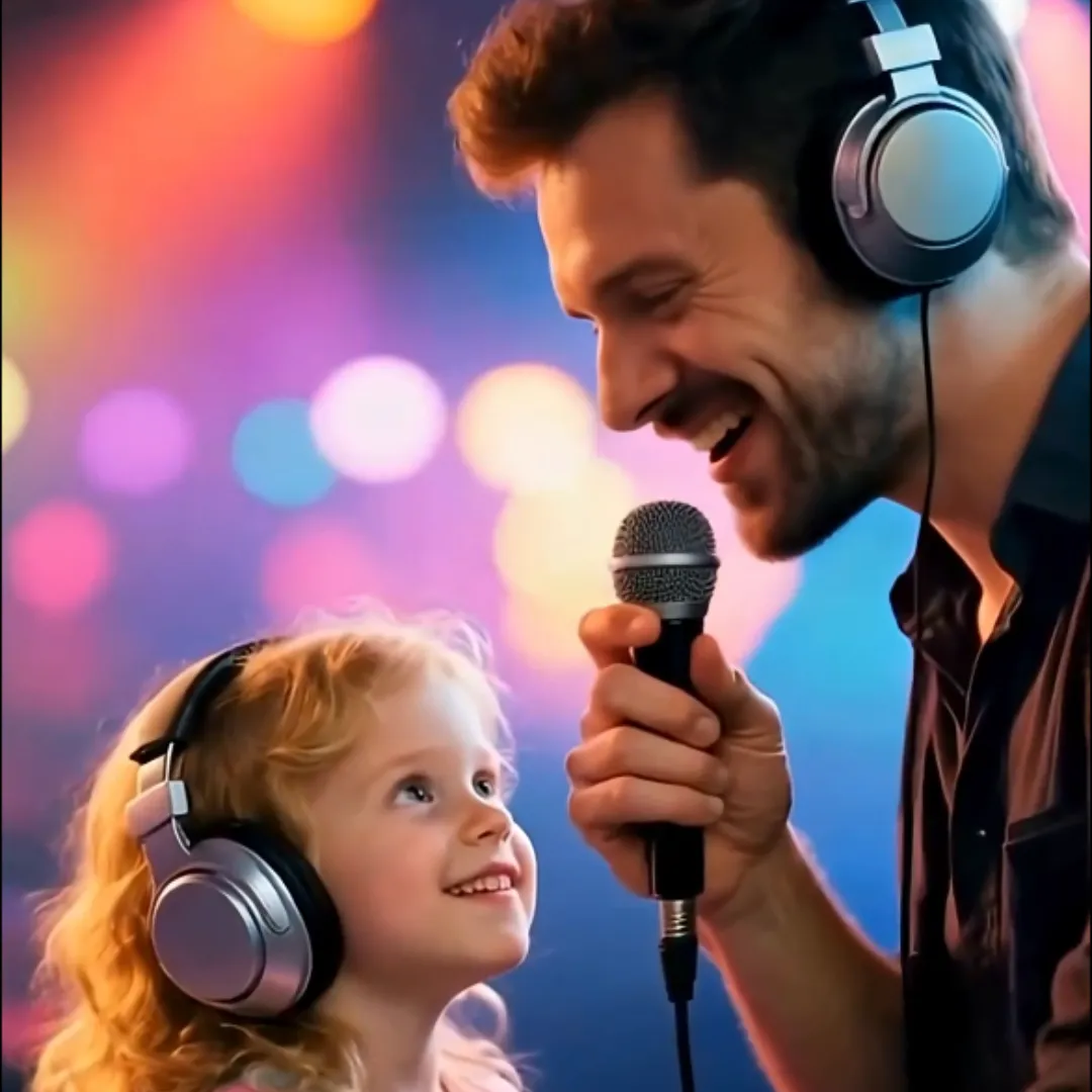 Mini Concert, Father Sings, Daughter Smiles Happily – A Heartwarming Performance with a Surprising Backstory