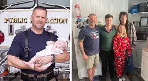 “I’ve always wanted a daughter” – Firefighter adopts baby girl he helped deliver on call out