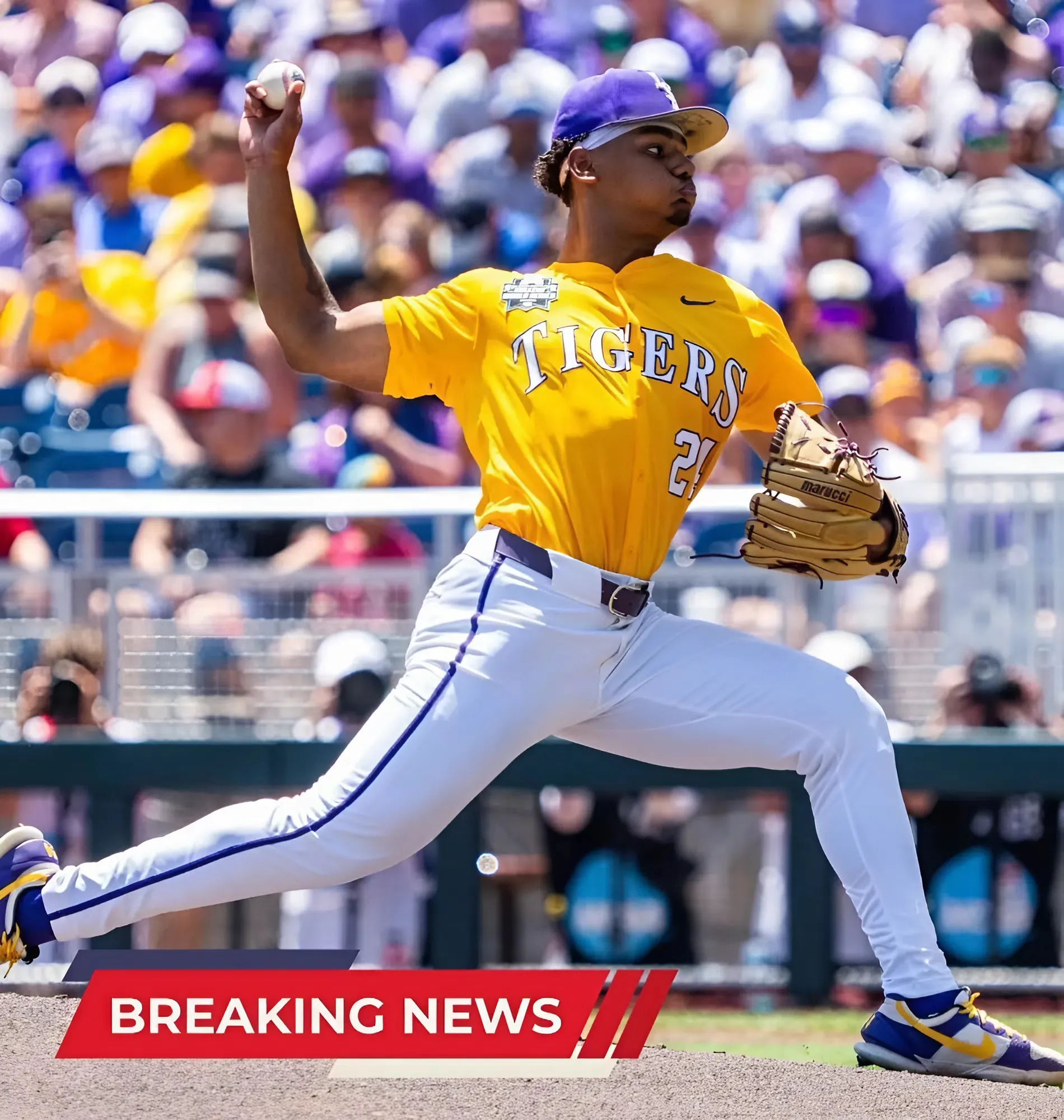Red Sox draft College World Series champion pitcher with their fourth pick of night