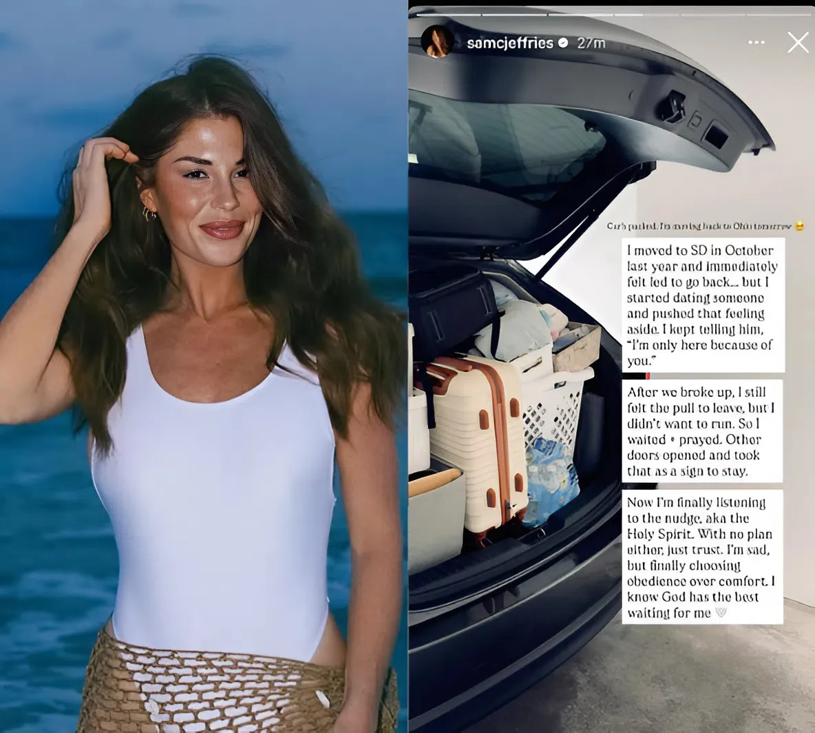 Sam Jeffries Reveals She’s Moving Out of San Diego After Breakup: ‘No Plan, Just Trust’
