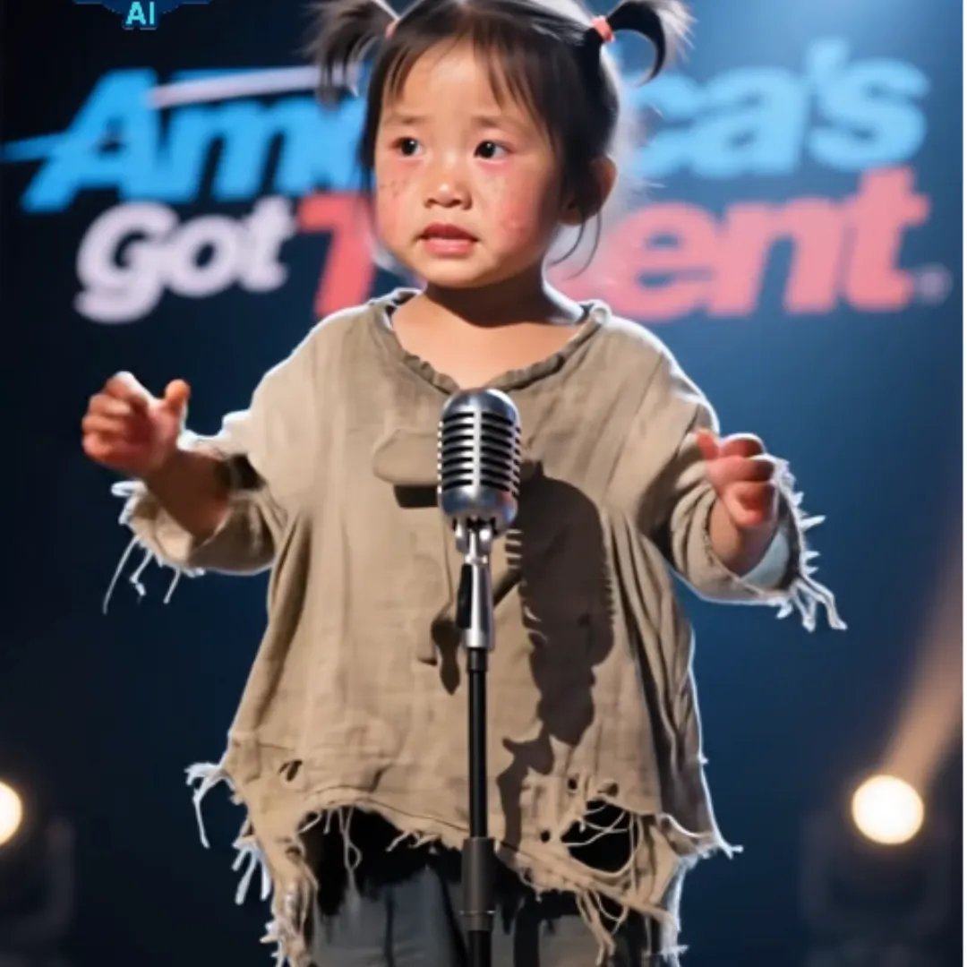Three-Year-Old in Ragged Clothes Stuns AGT Judges with Voice Beyond Her Years