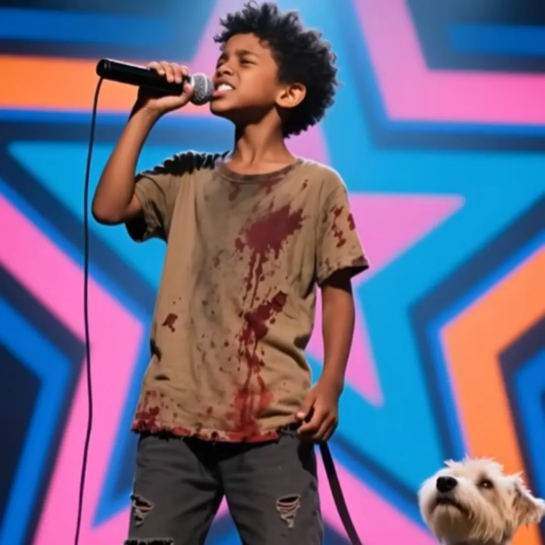 Orphaned Boy Wanders the Streets with His Dog After Losing Family in Flood, Then Stuns AGT with His Song