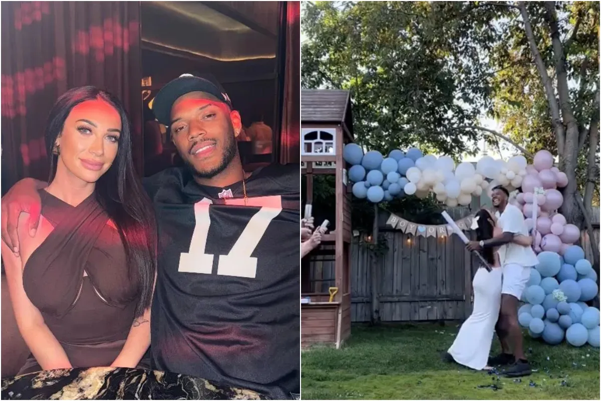Love Islander reveals if his unborn baby is a boy or a girl at gender reveal party with The Challenge star ngocc