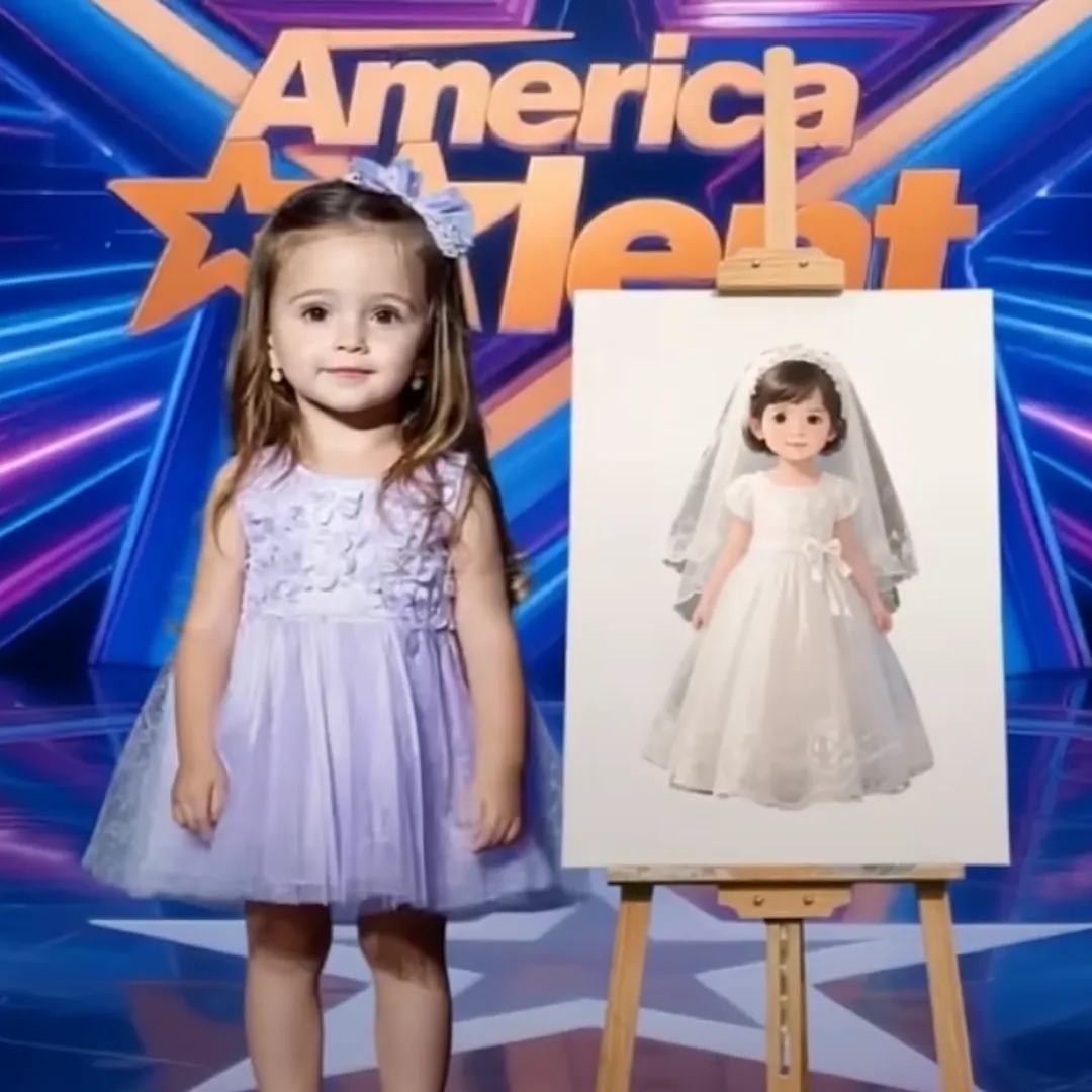 She Stood Next to a Painting Without Saying a Word—Seconds Later, the Whole Crowd Gasped at the Impossible Transformation